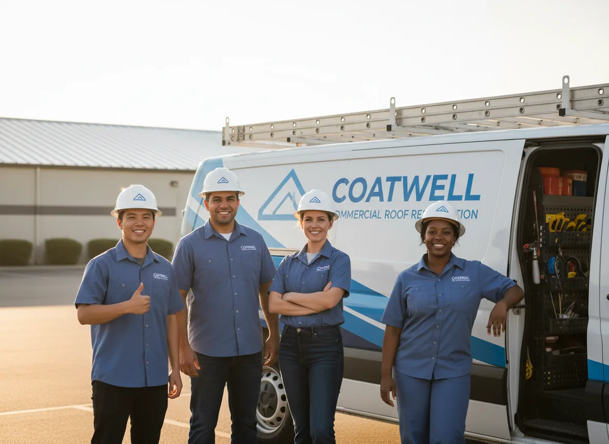 Commercial roof coating company in Elm Mott, TX